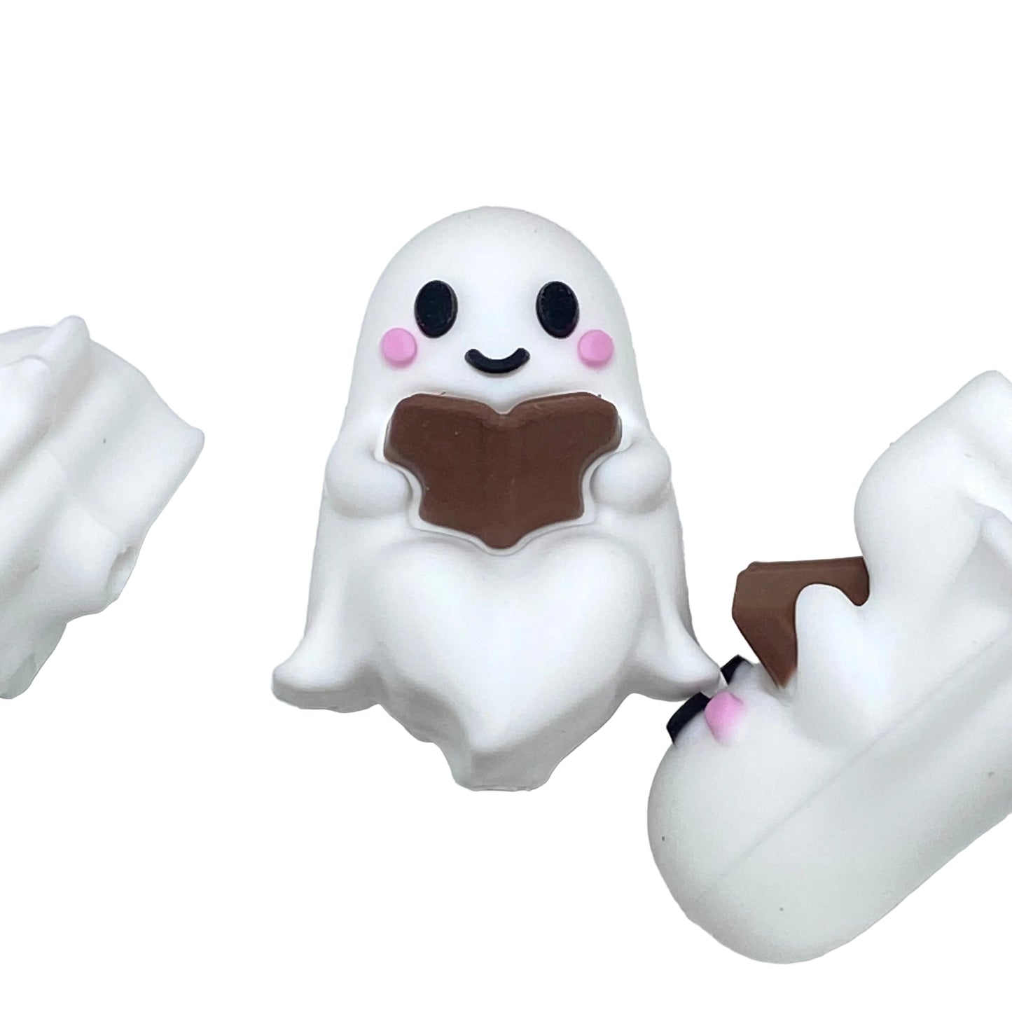 Read Now, Haunt Later 3D Silicone Focal Beads