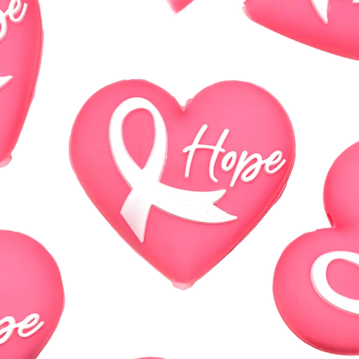 Hope Is Powerful 3D Silicone Focal Beads