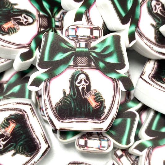 Ghost Girl No. 13 Silicone Printed Focal Beads