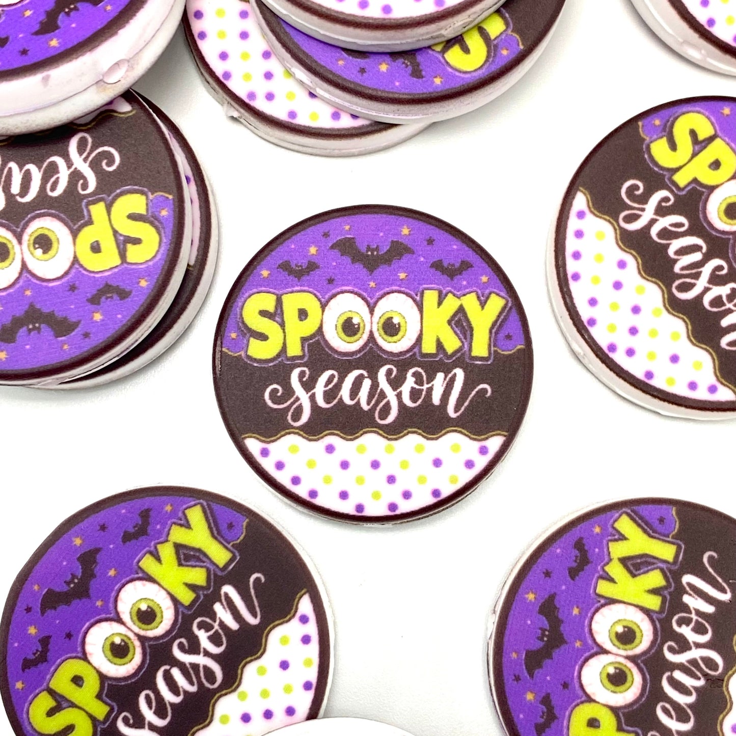 Spooky Season 3.0 Silicone Printed Focal Beads