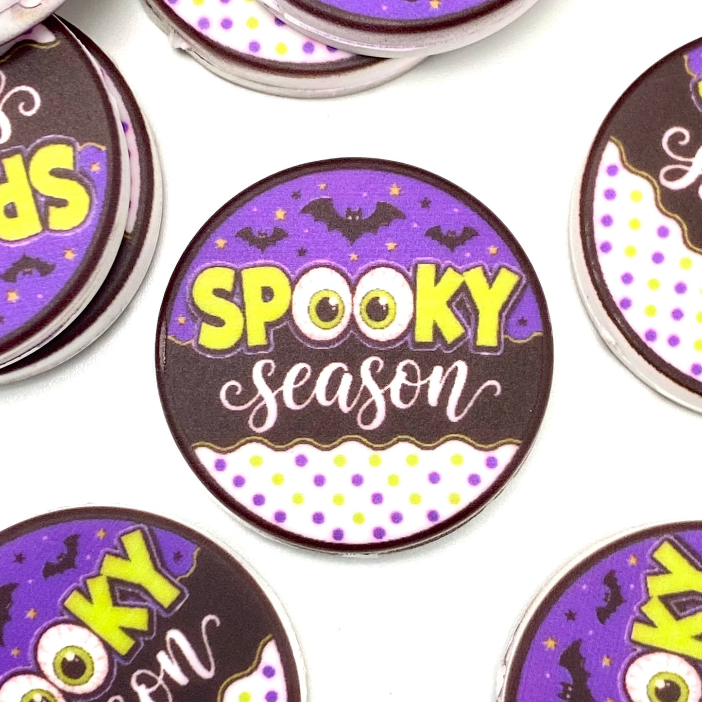 Spooky Season 3.0 Silicone Printed Focal Beads