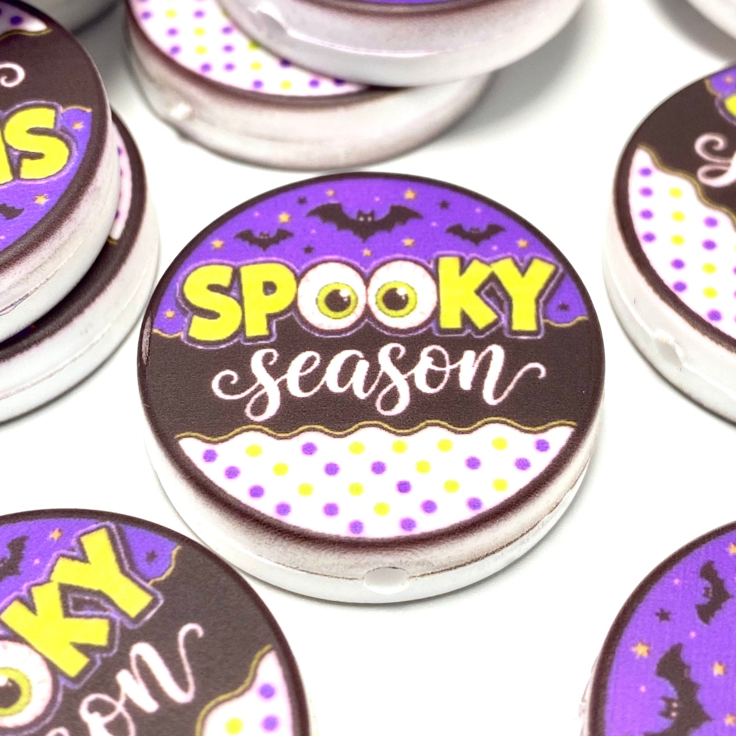 Spooky Season 3.0 Silicone Printed Focal Beads
