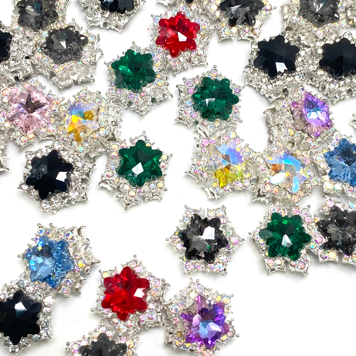 Like Snowflakes, You Are One of a Kind Fancy Rhinestone Beads