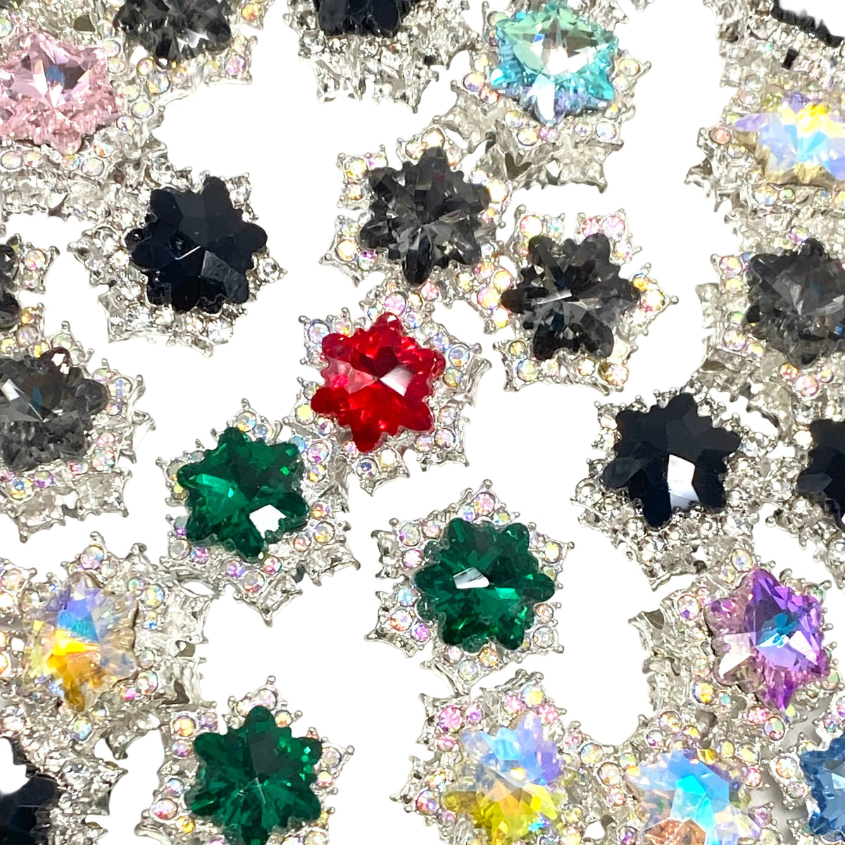 Like Snowflakes, You Are One of a Kind Fancy Rhinestone Beads