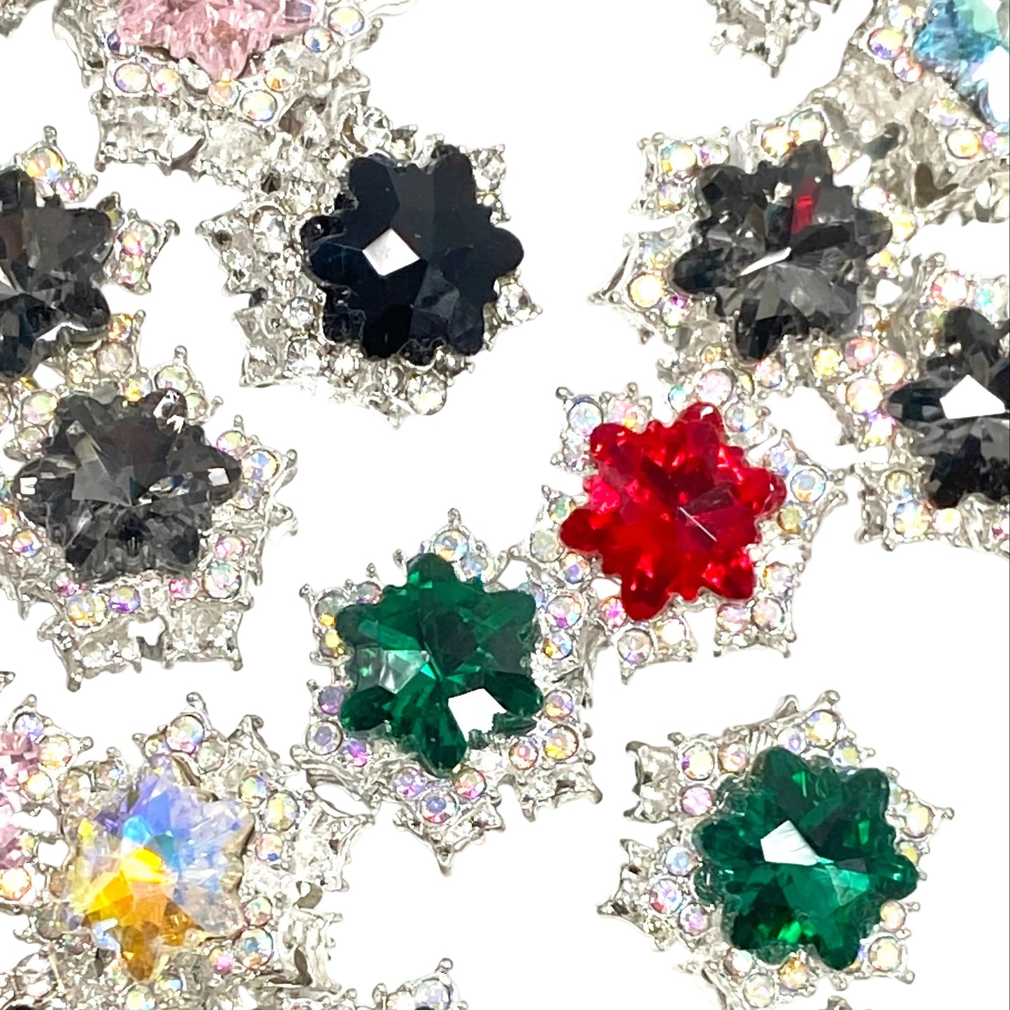 Like Snowflakes, You Are One of a Kind Fancy Rhinestone Beads