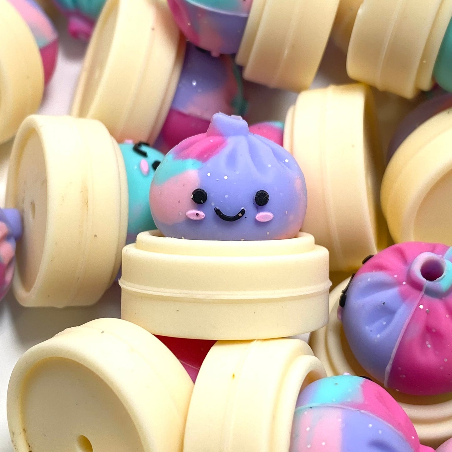 Steamed & Dreamy 3D Silicone Focal Beads