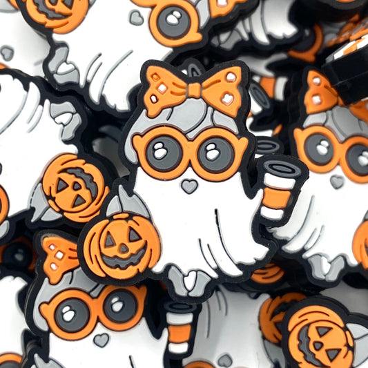 Excuse Me, But Boo! Silicone Focal Beads