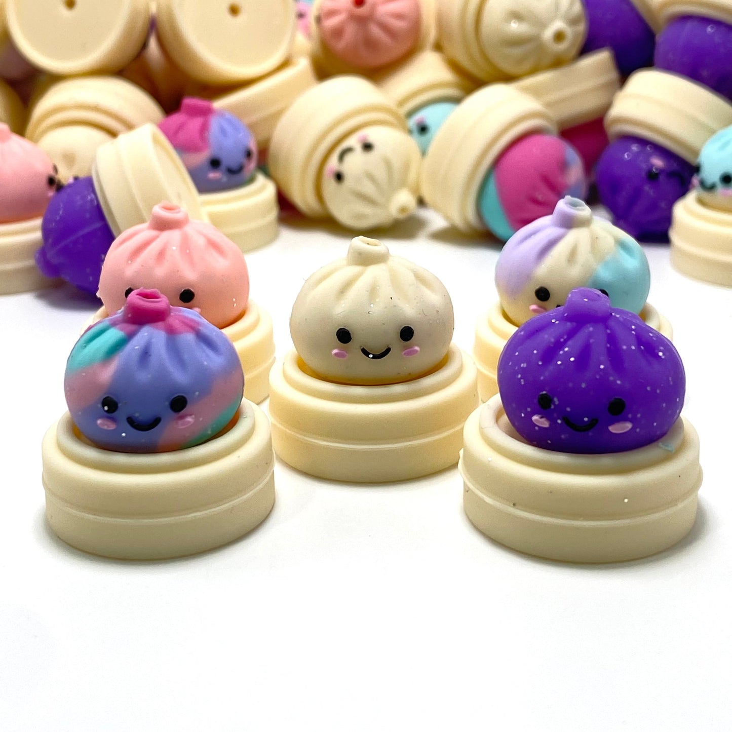 Steamed & Dreamy 3D Silicone Focal Beads