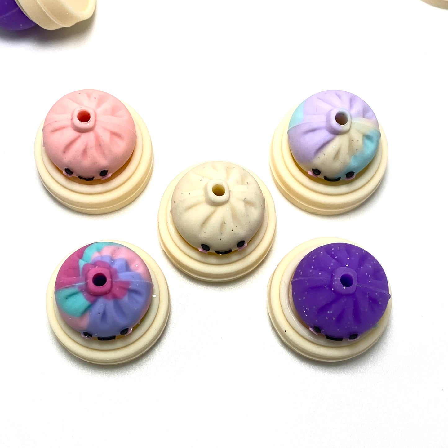 Steamed & Dreamy 3D Silicone Focal Beads
