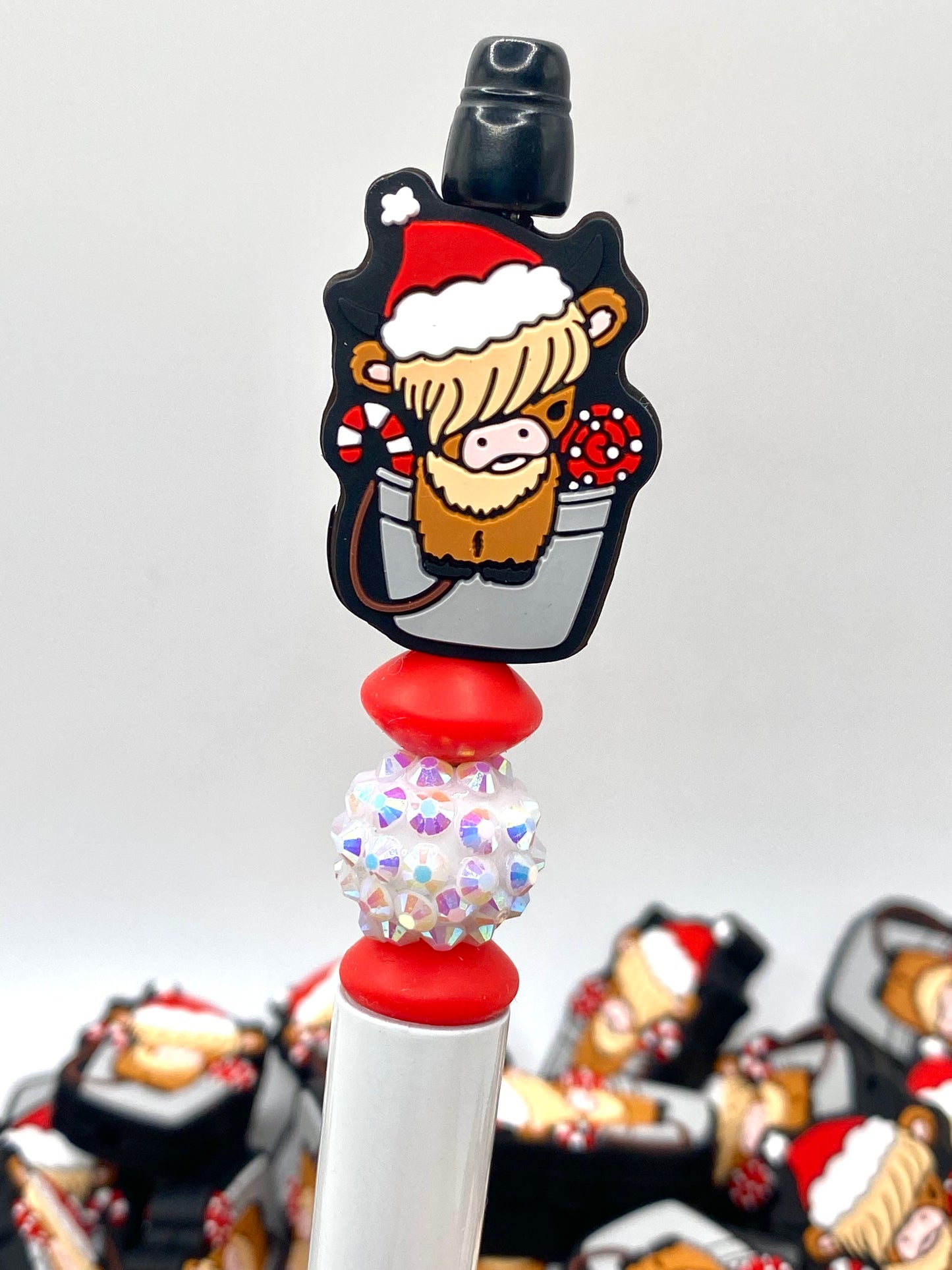 Moo-Y Christmas Silicone Focal Beads