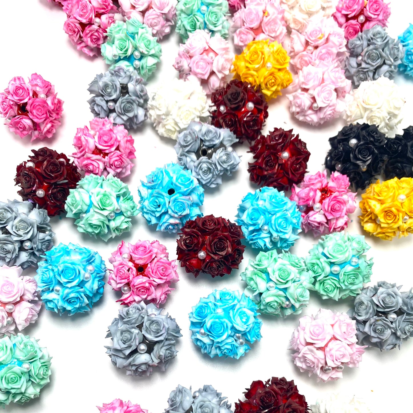 You’re The Rose in My Garden Fancy Beads - 5pcs