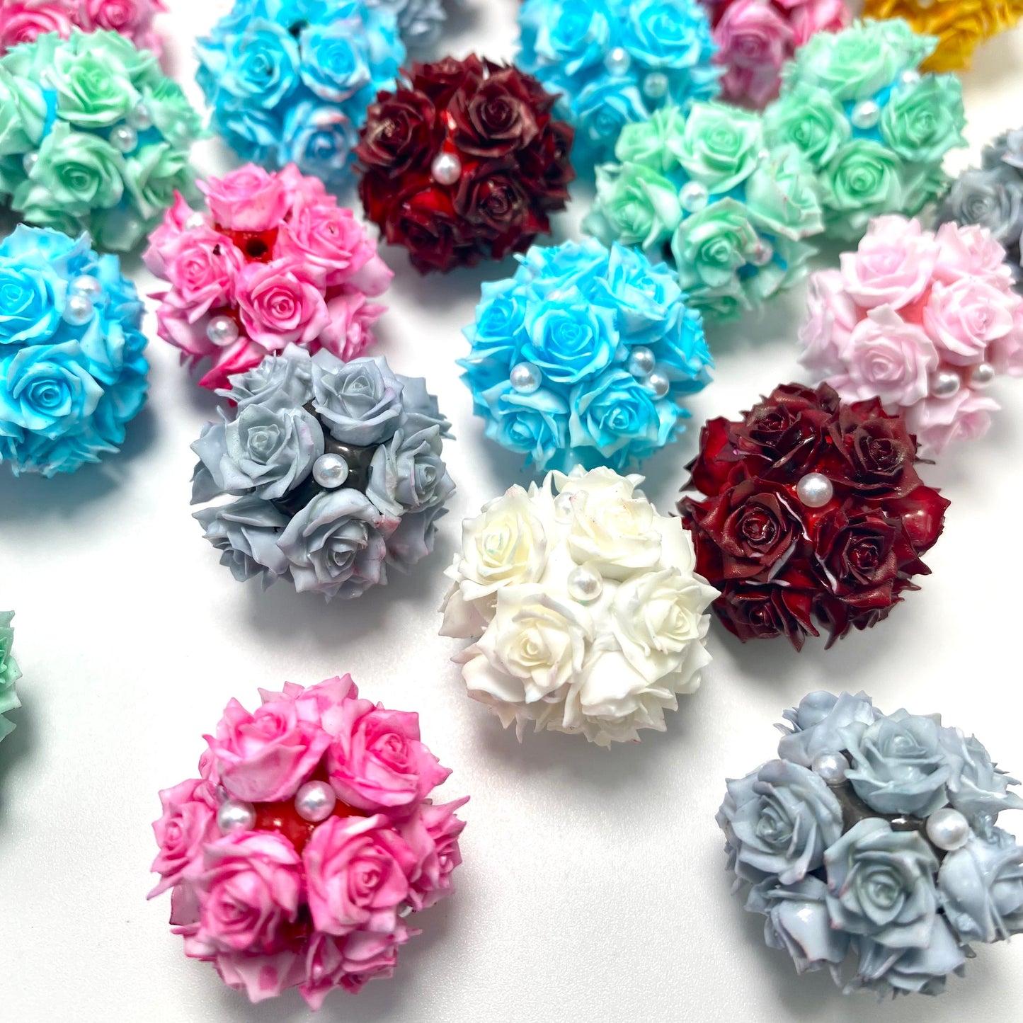 You’re The Rose in My Garden Fancy Beads - 5pcs