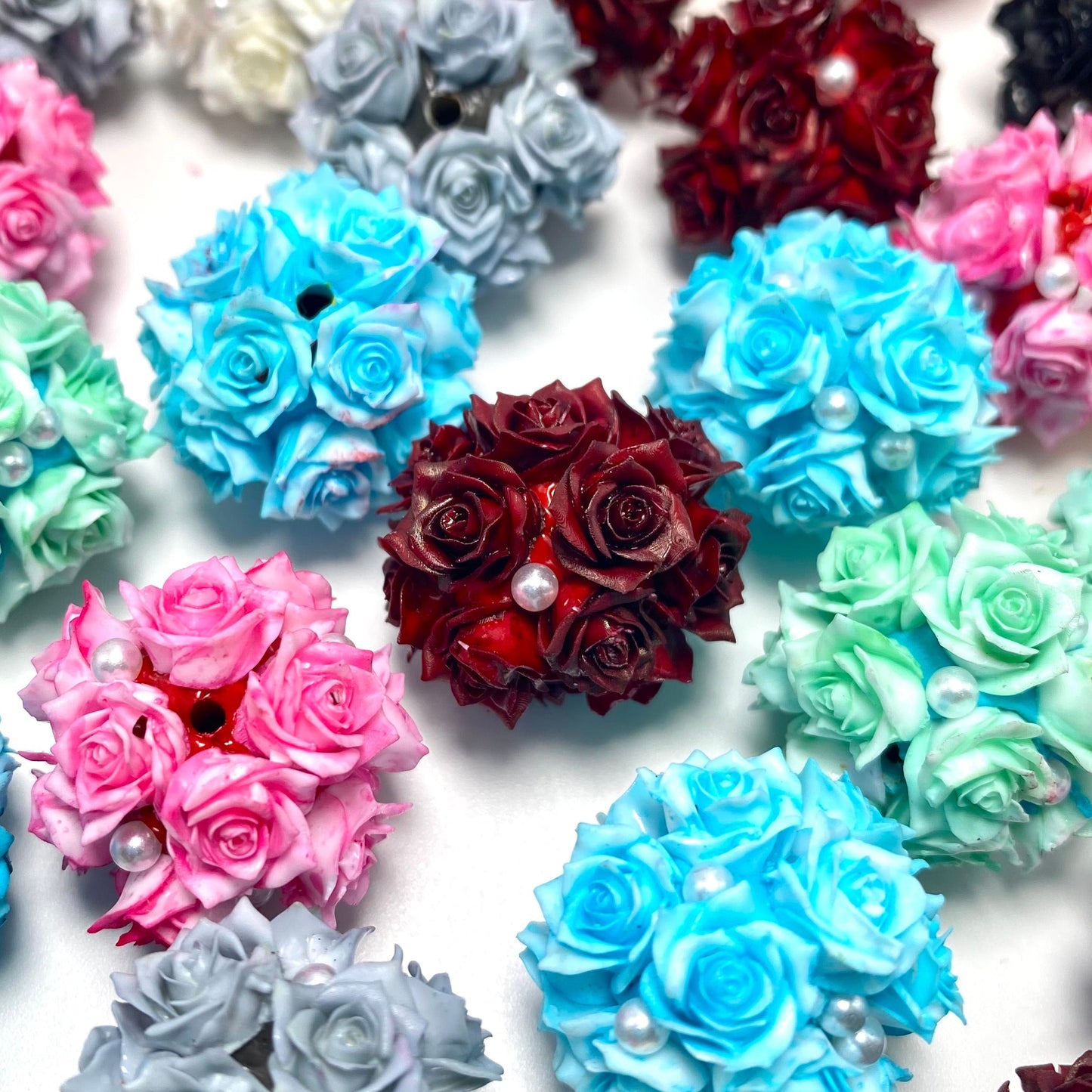 You’re The Rose in My Garden Fancy Beads - 5pcs