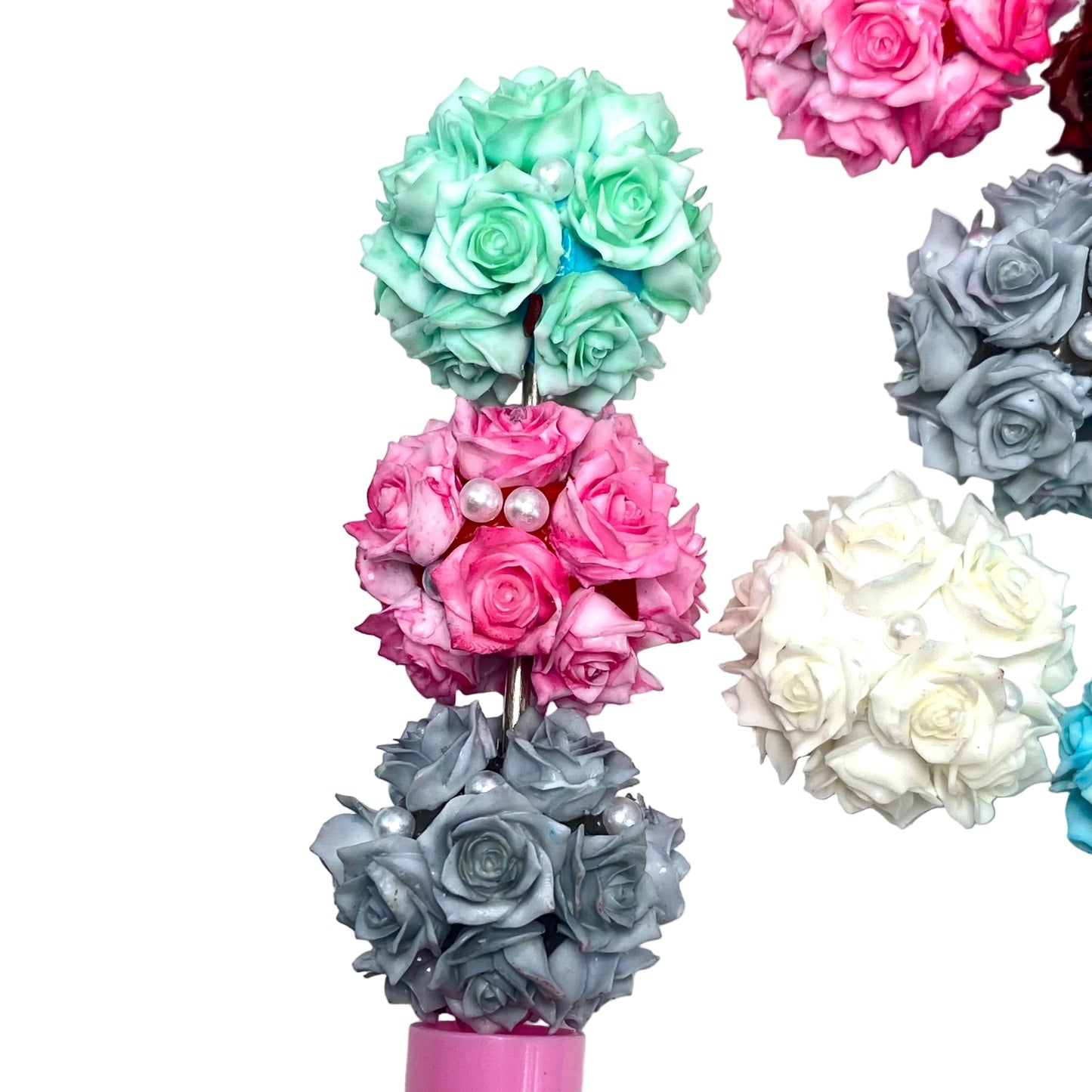 You’re The Rose in My Garden Fancy Beads - 5pcs