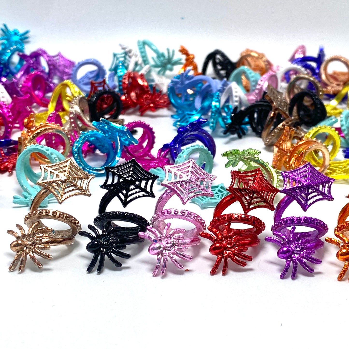 Spin, Crawl & Sparkle Little Spider Fancy Spacer Beads