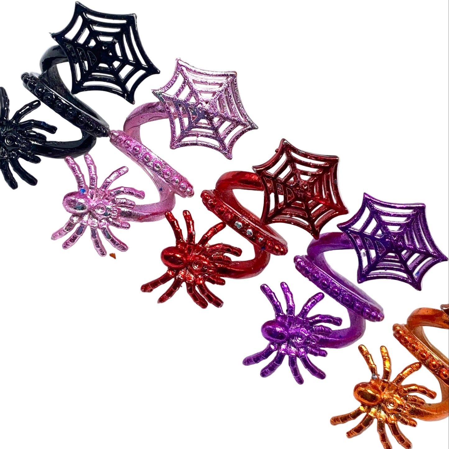 Spin, Crawl & Sparkle Little Spider Fancy Spacer Beads