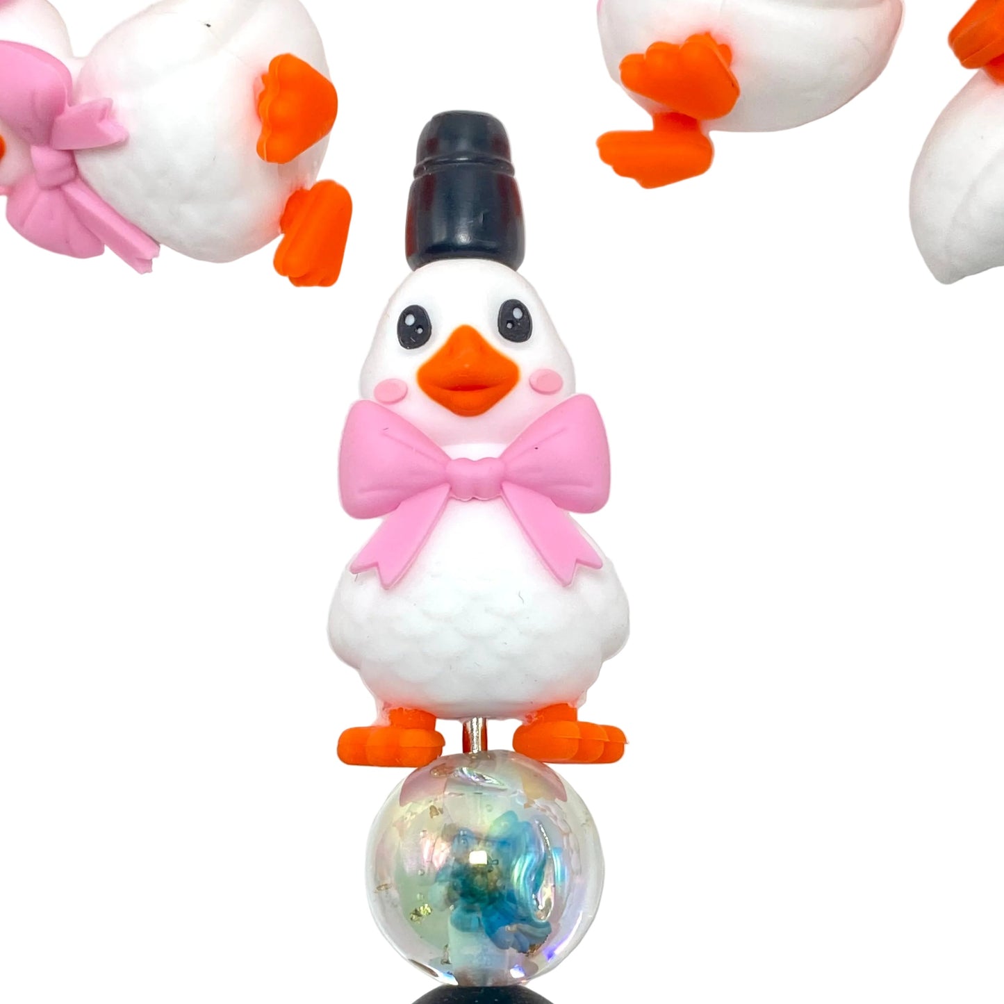Quackin’ Cute 3D Silicone Focal Beads