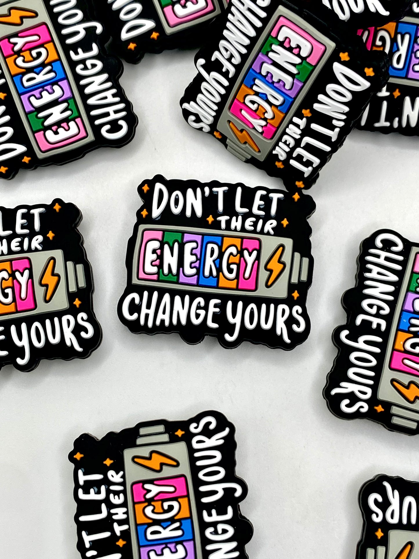 Don't Let Their Energy Change Yours Silicone Focal Beads