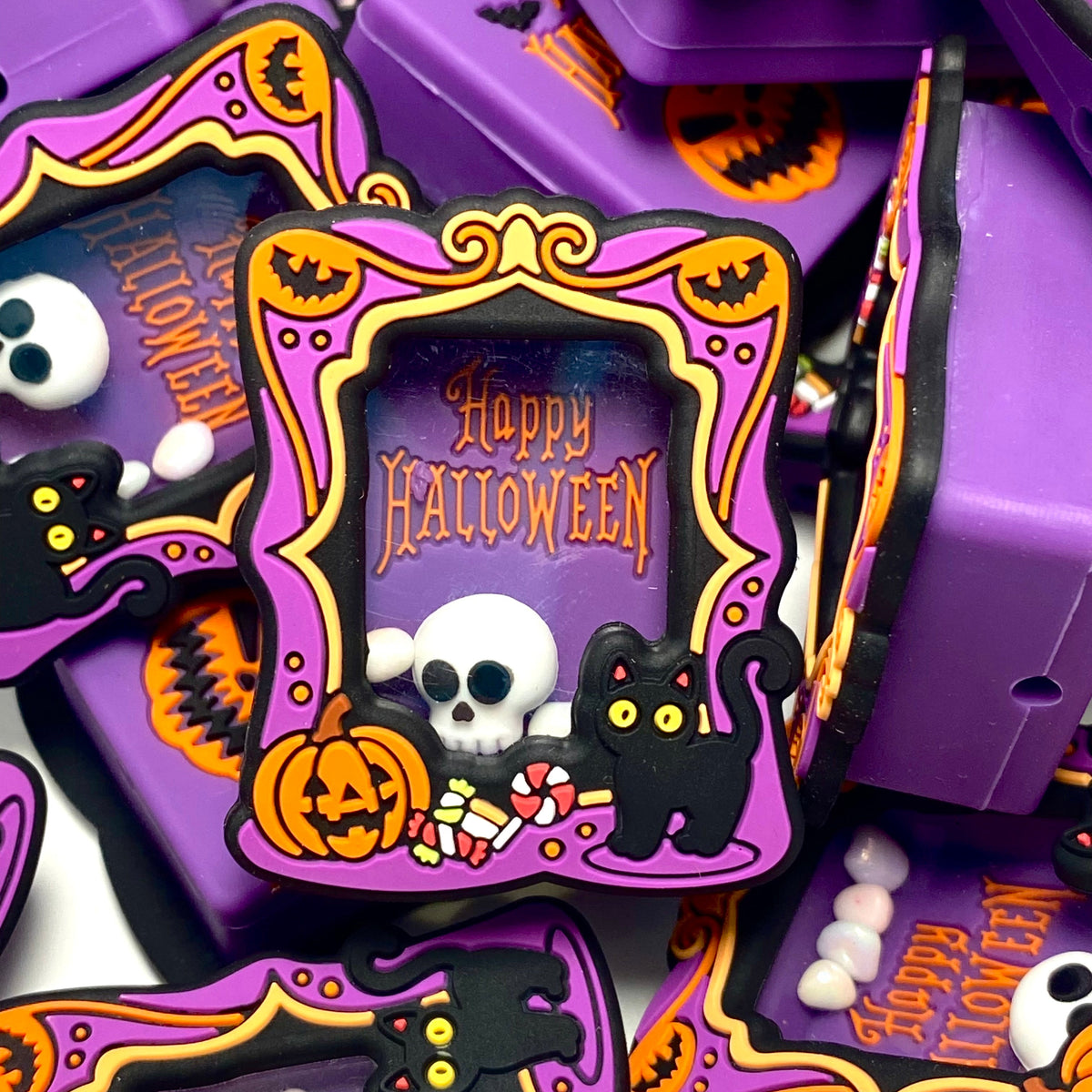 Spooky Season Bone Collector 3D Silicone Focal Beads