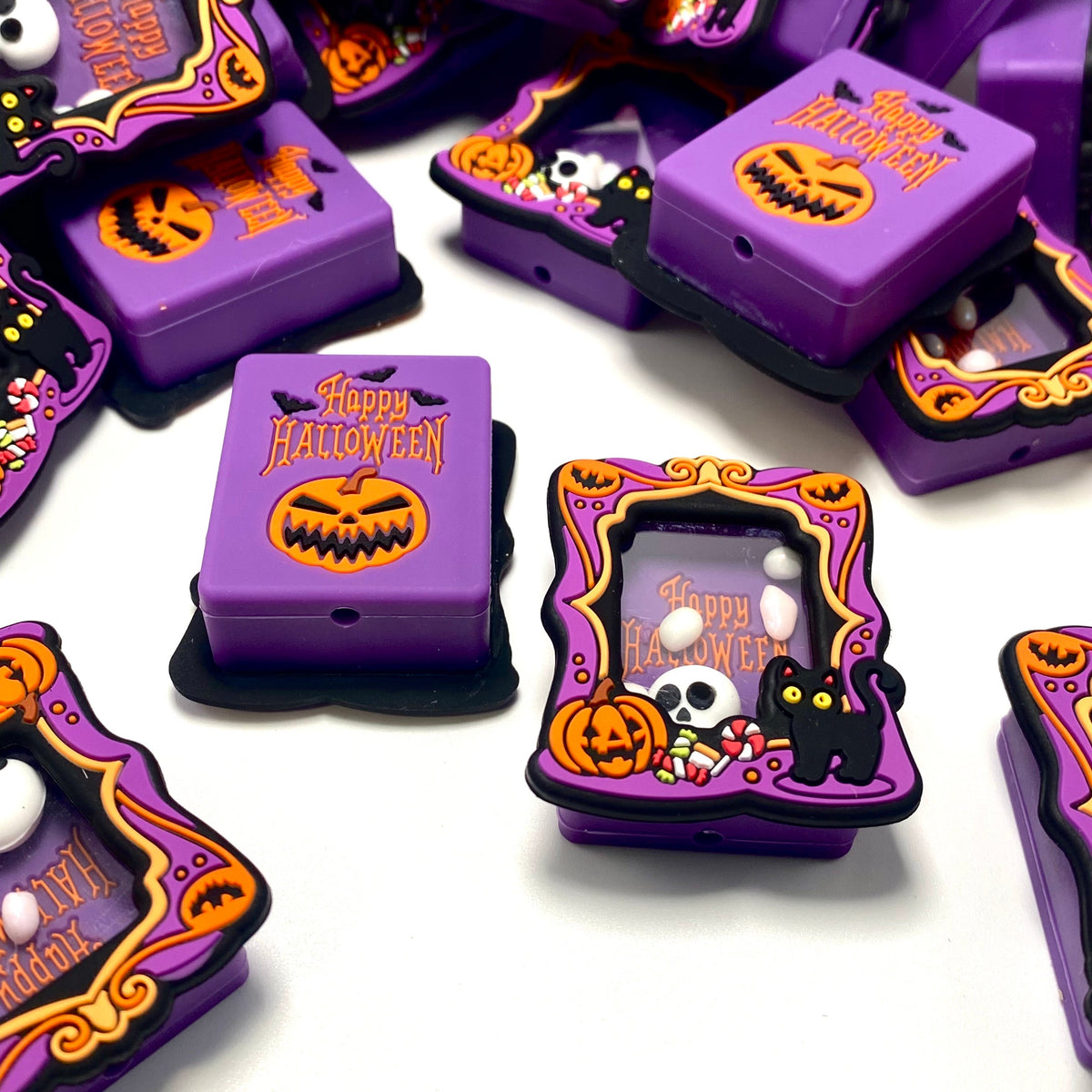 Spooky Season Bone Collector 3D Silicone Focal Beads