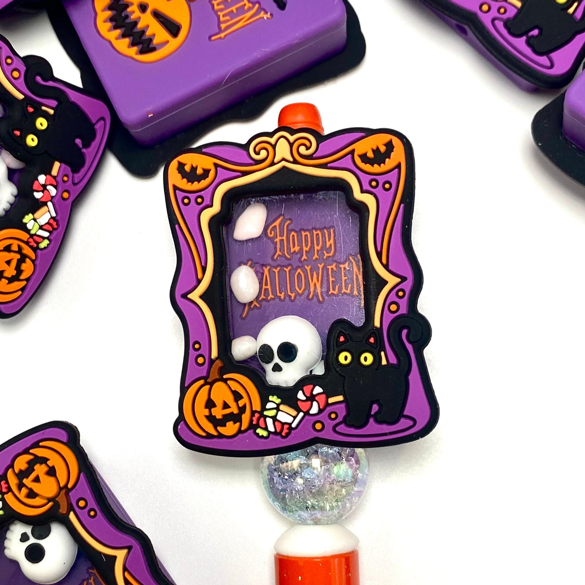 Spooky Season Bone Collector 3D Silicone Focal Beads