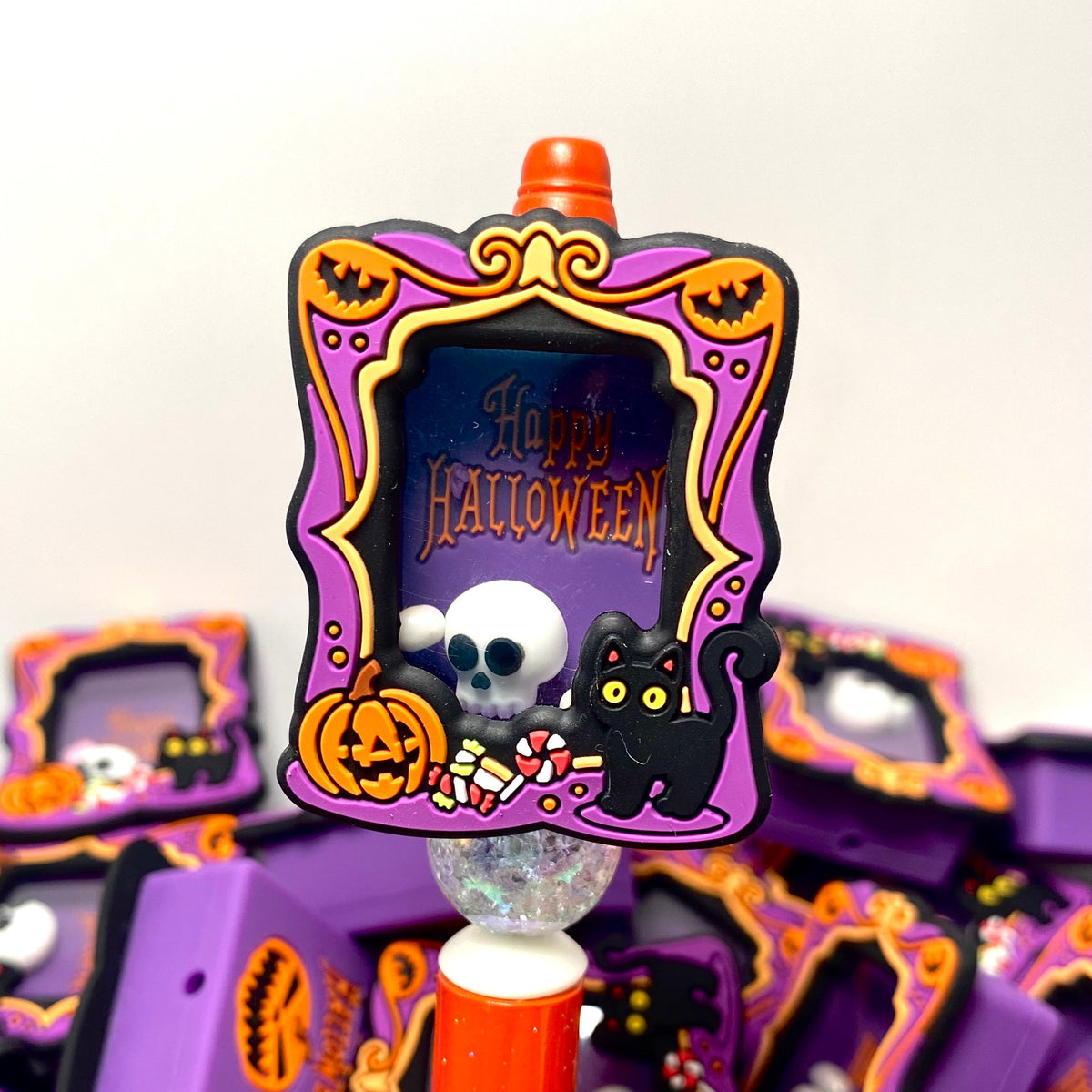 Spooky Season Bone Collector 3D Silicone Focal Beads