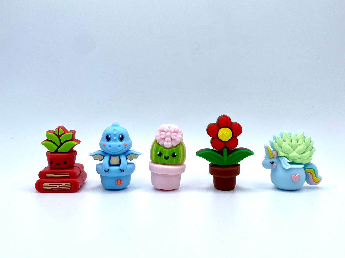 I Wet My Plants 3D Silicone Focal Beads