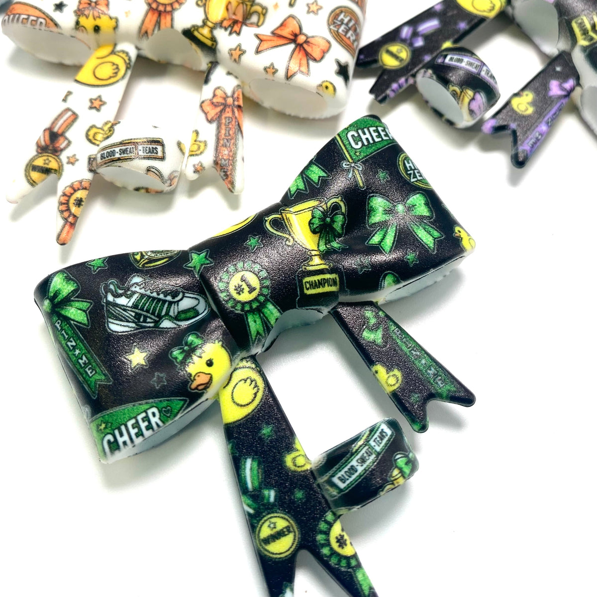 This is All Star Cheer 3D Silicone Straw Topper