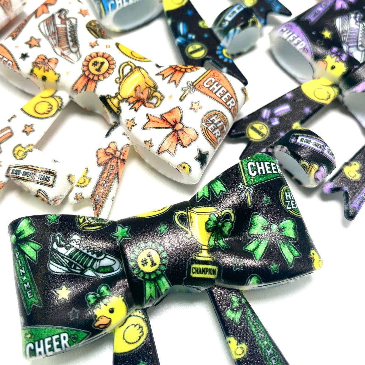 This is All Star Cheer 3D Silicone Straw Topper