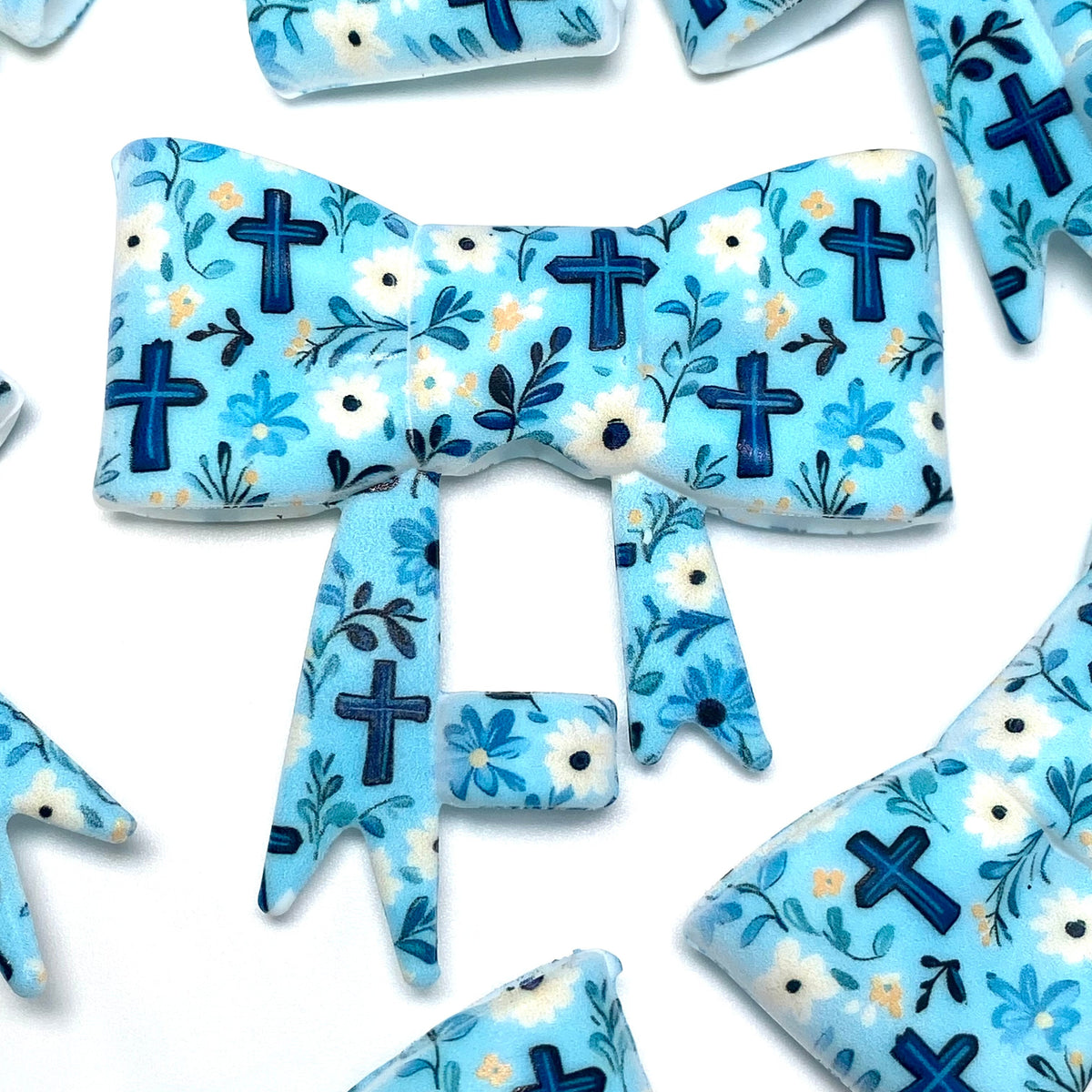 Faith Looks Pretty on You 3D Silicone Straw Topper