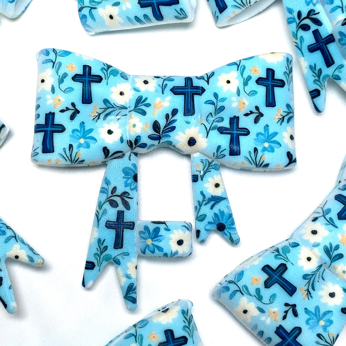 Faith Looks Pretty on You 3D Silicone Straw Topper
