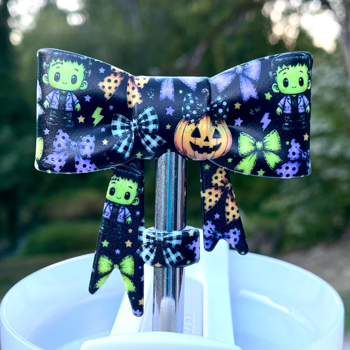 Monster Mode Activated 3D Silicone Straw Topper