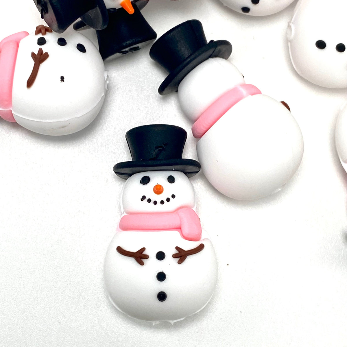 A Snowgirl’s Winter Dream 3D Silicone Focal Beads