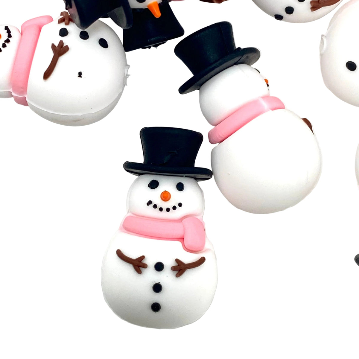 A Snowgirl’s Winter Dream 3D Silicone Focal Beads