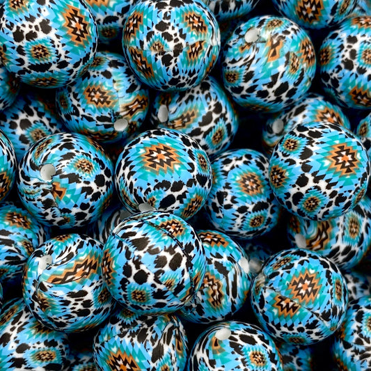 Rebel Child Printed Silicone Beads