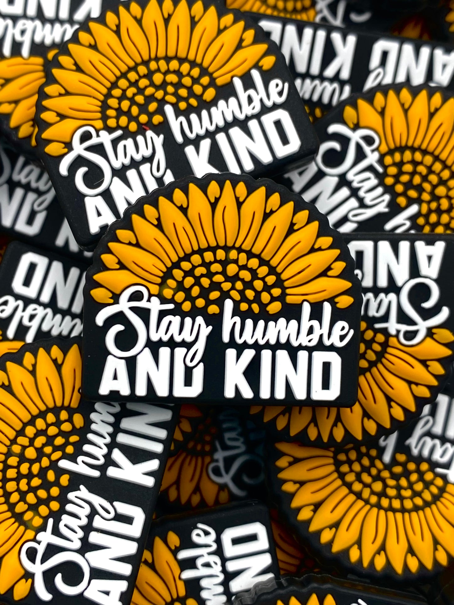 Stay Humble And Kind Silicone Focal Beads