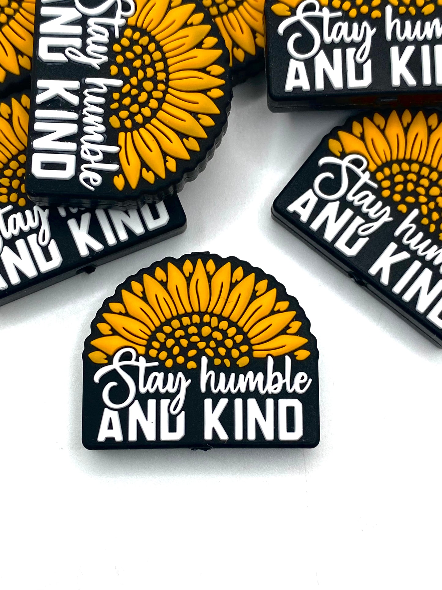 Stay Humble And Kind Silicone Focal Beads