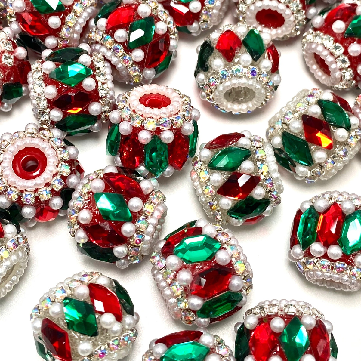 Decked Out & Dazzling Fancy Beads- 5pcs