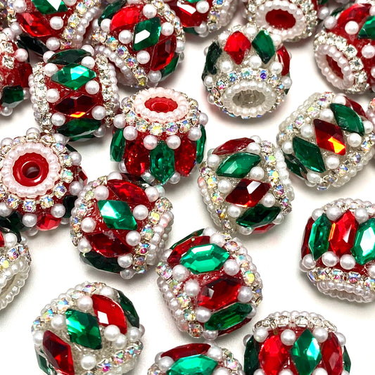 Decked Out & Dazzling Fancy Beads- 5pcs