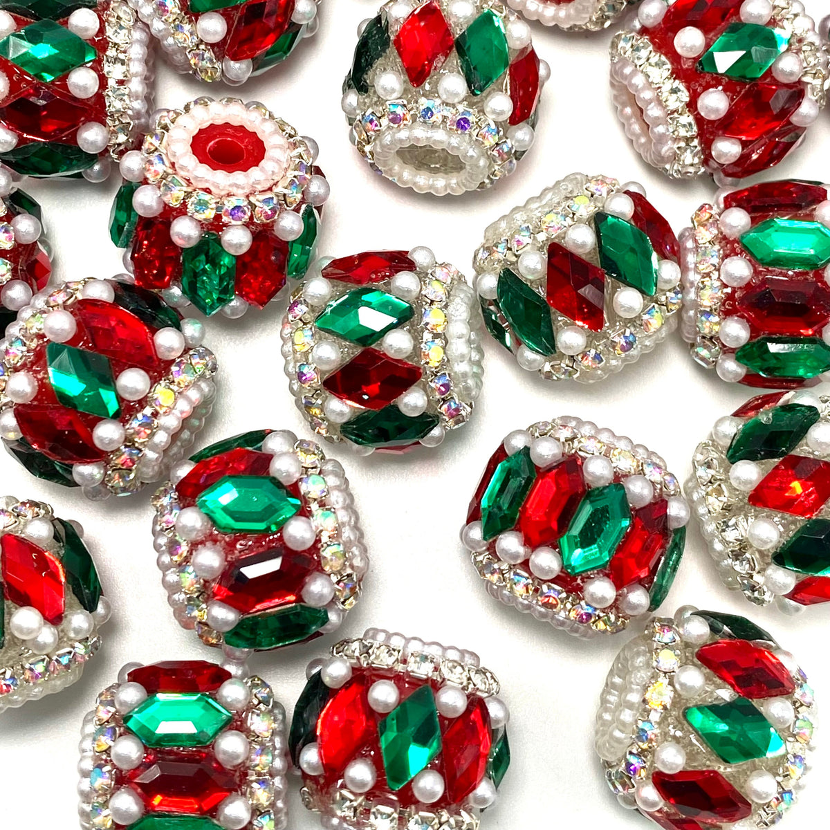 Decked Out & Dazzling Fancy Beads- 5pcs