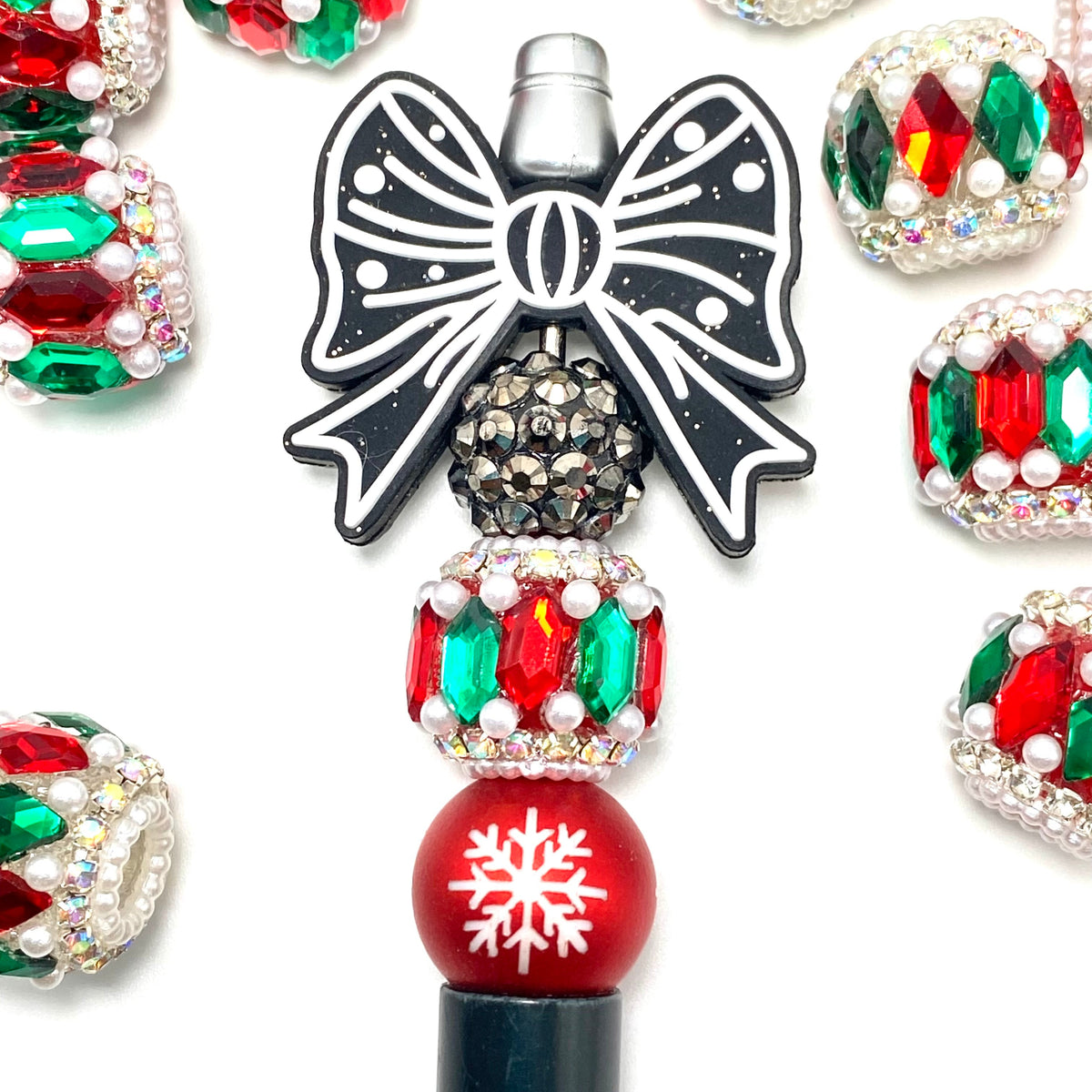 Decked Out & Dazzling Fancy Beads- 5pcs