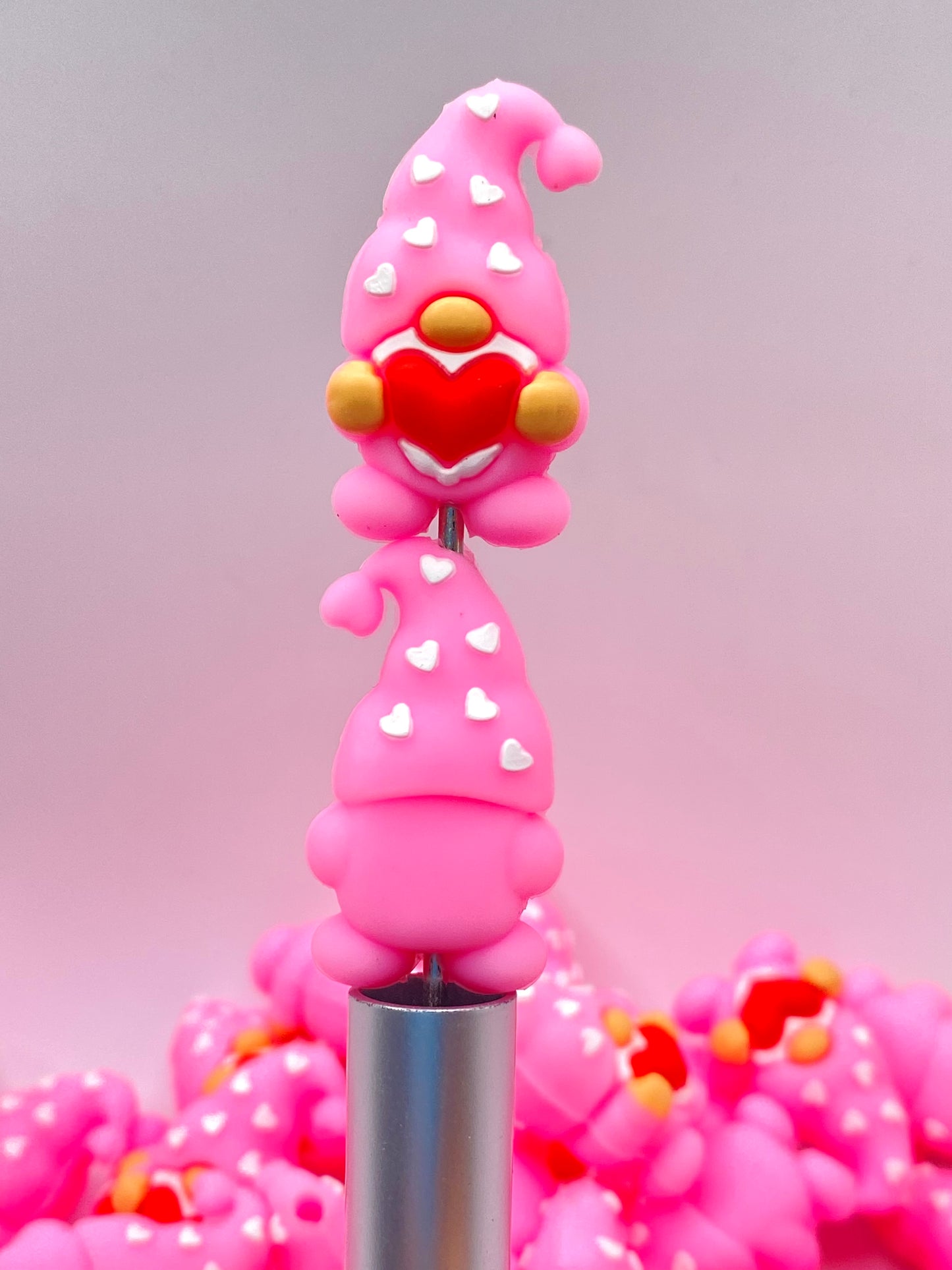 Will You Be My Gnomie 3D Silicone Focal Beads