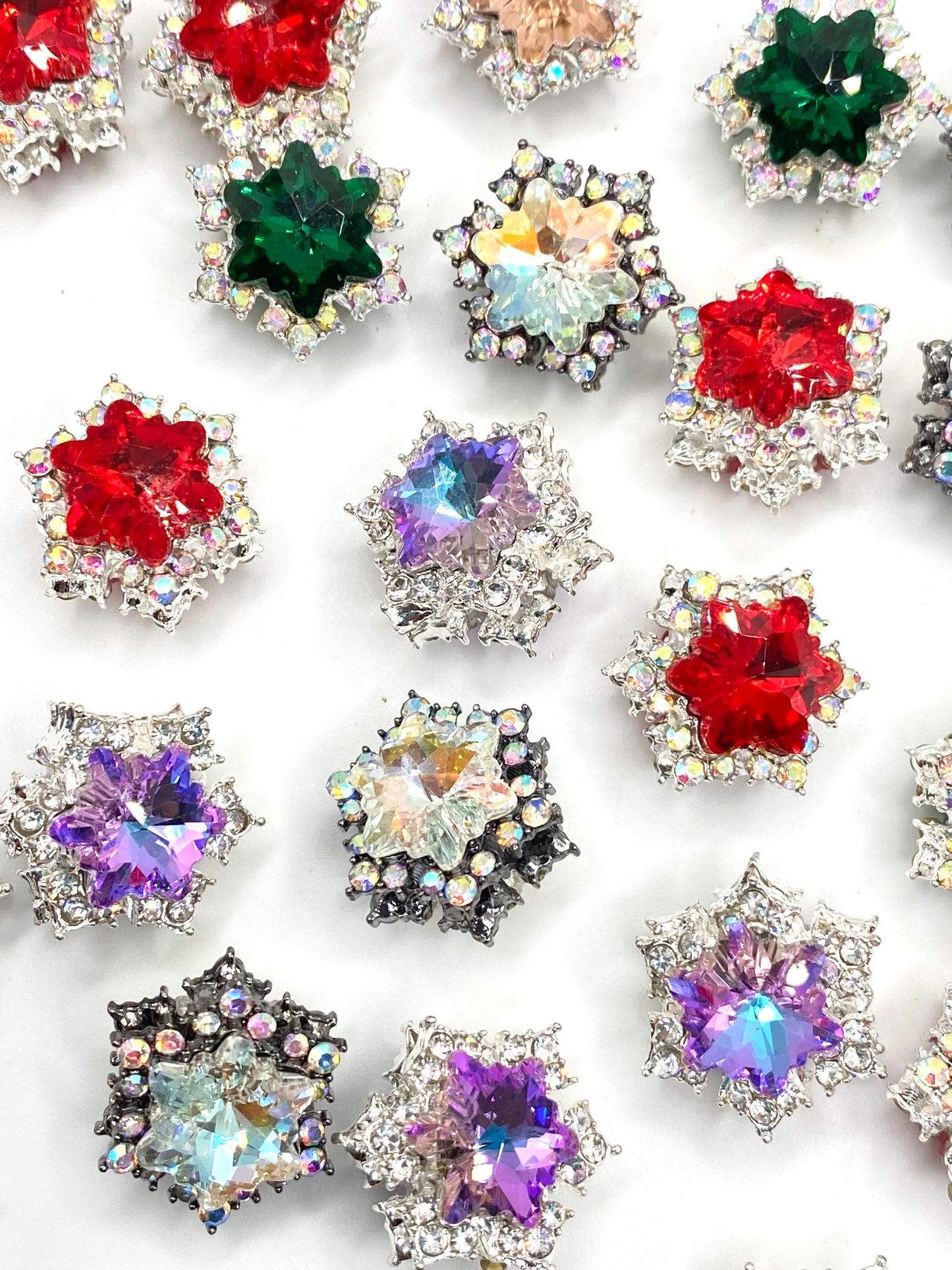 Like Snowflakes, You Are One of a Kind Fancy Rhinestone Beads