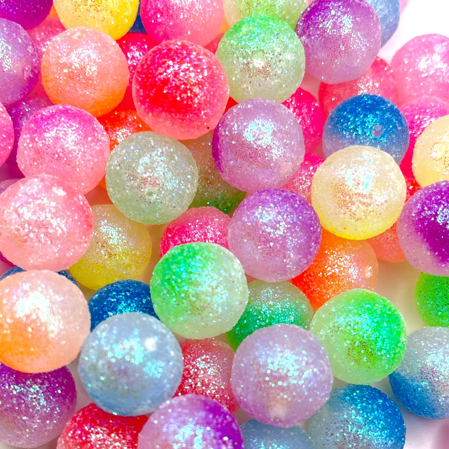 Glitter On Everything Acrylic Beads