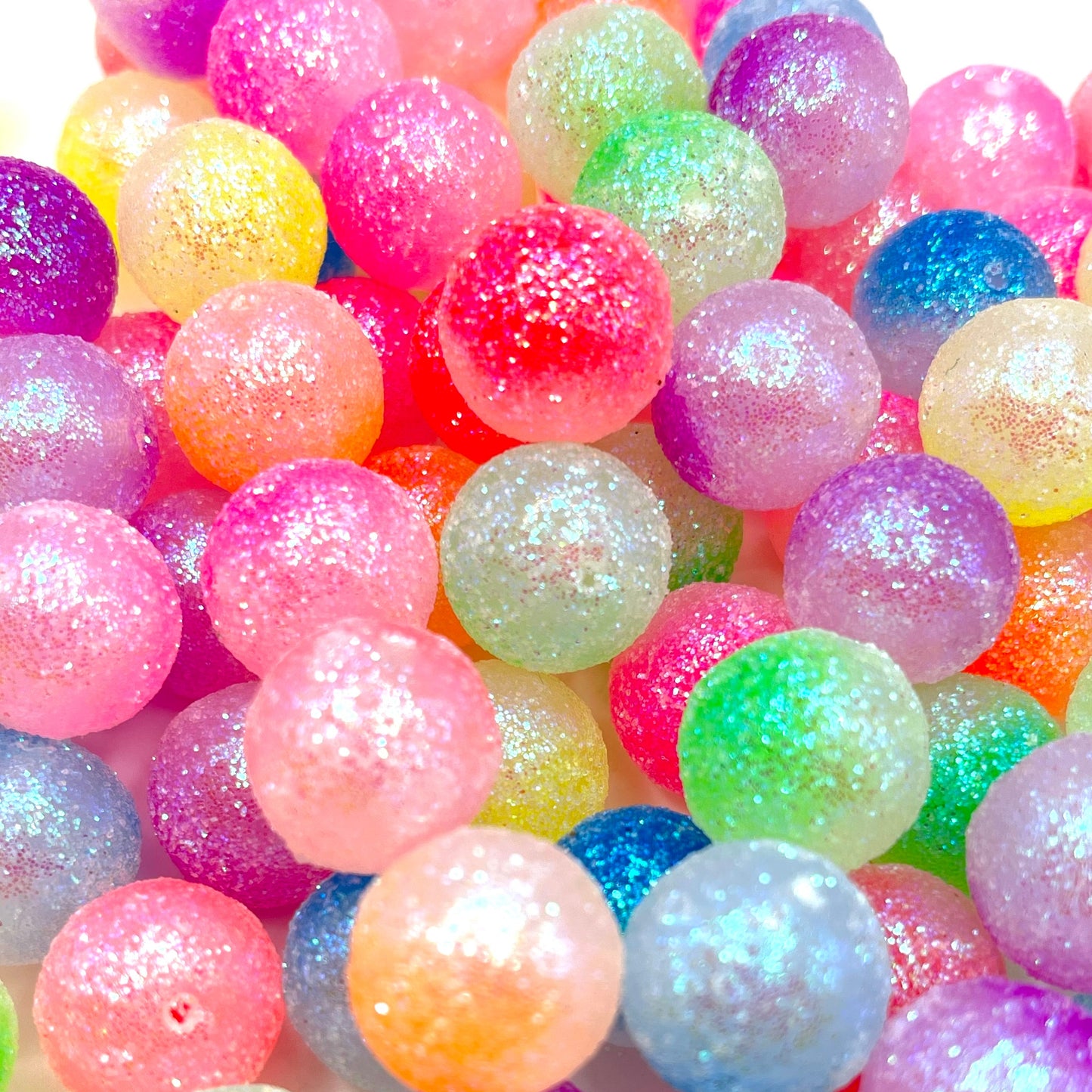 Glitter On Everything Acrylic Beads