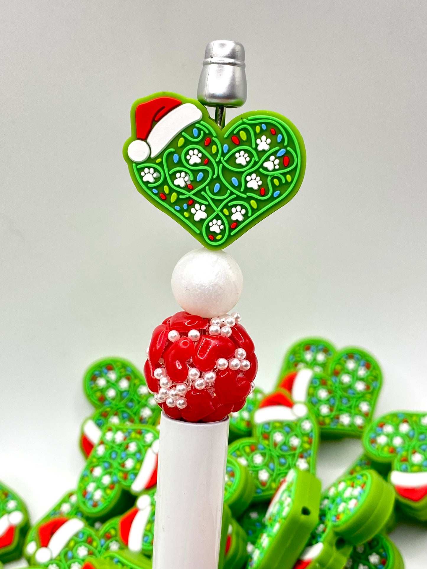 May Your Christmas Be Furry & Bright Silicone Focal Beads