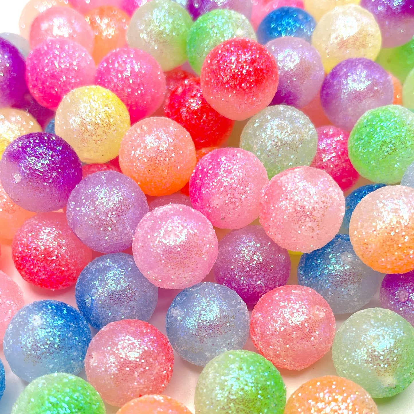 Glitter On Everything Acrylic Beads