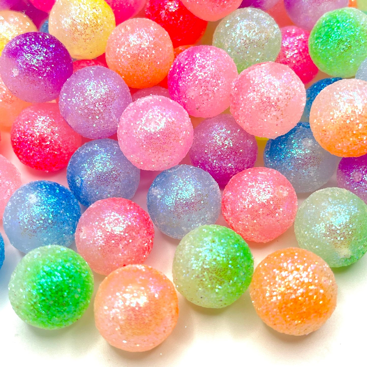 Glitter On Everything Acrylic Beads