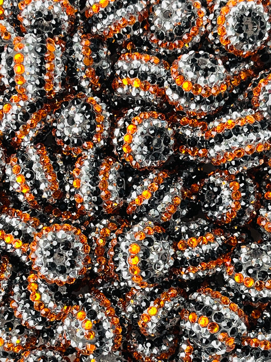 Buzzin Bee Rhinestone Beads 20mm | Bumble Bee Beads