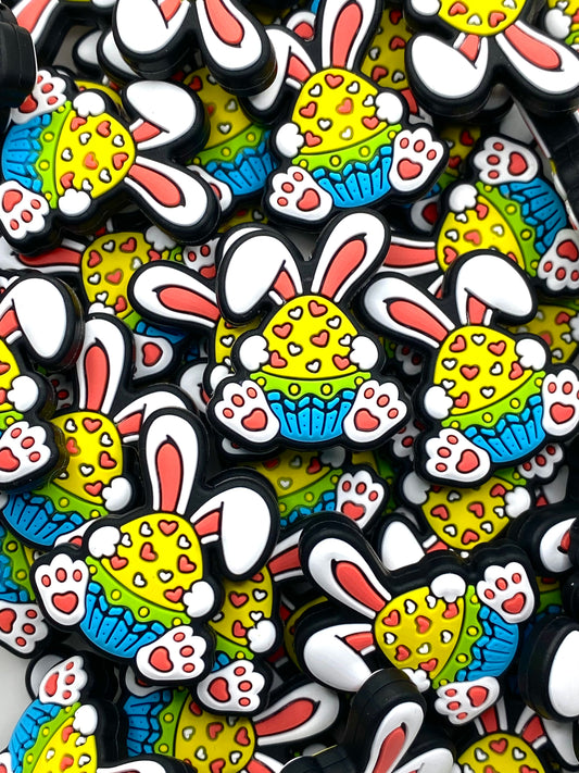 Hoppy Easter Silicone Focal Beads